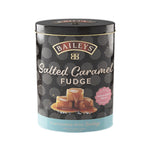 Baileys Salted Caramel fudge in tin