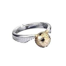 Golden Snitch Stainless Steel Ring sizeP