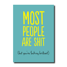 Most People are shit card