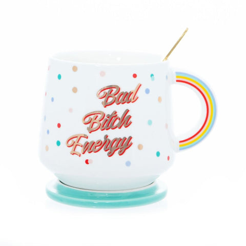 Bad Bitch Energy Rainbow mug
