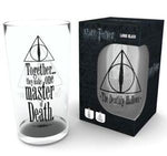 Deathly Hallows large glass