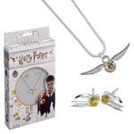 Golden Snitch Necklace/Earrings gift set