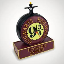 Hogwarts express desk clock